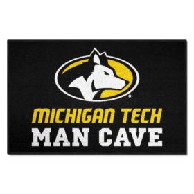 Michigan Tech University Man Cave Starter Rug 19"x30"