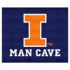 Illinois Man Cave Tailgater Rug 5'x6'