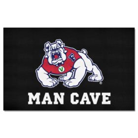 Fresno State Man Cave Tailgater Rug 5'x6' - black