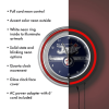 NHL Chrome Double Rung Neon Clock - Winnipeg Jets™