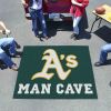 MLB - Oakland Athletics Man Cave Tailgater Rug 5'x6'