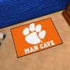 Clemson Man Cave Starter Rug 19"x30"