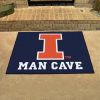 Illinois Man Cave All-Star Mat 33.75"x42.5"
