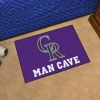 MLB - Colorado Rockies Man Cave Starter Rug 19"x30"