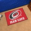 NHL - Carolina Hurricanes Man Cave Starter Rug 19"x30"