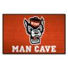 NC State Man Cave Starter Rug 19"x30"